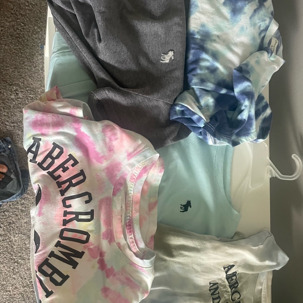 Abercrombie & Fitch Kids Tie-Dye and Solid Tees Size 9/10